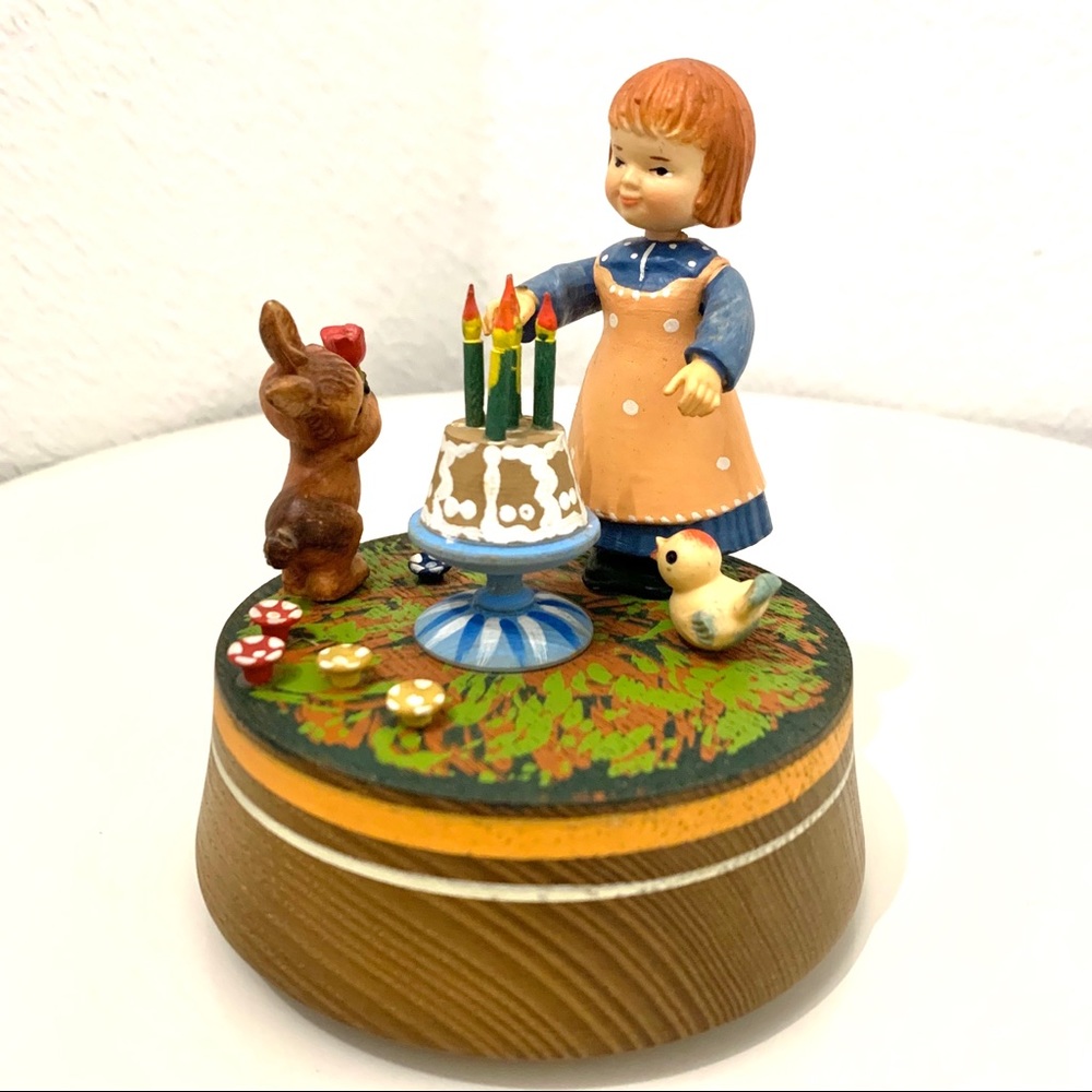 ANRI Vintage Music Box— Happy Birthday
